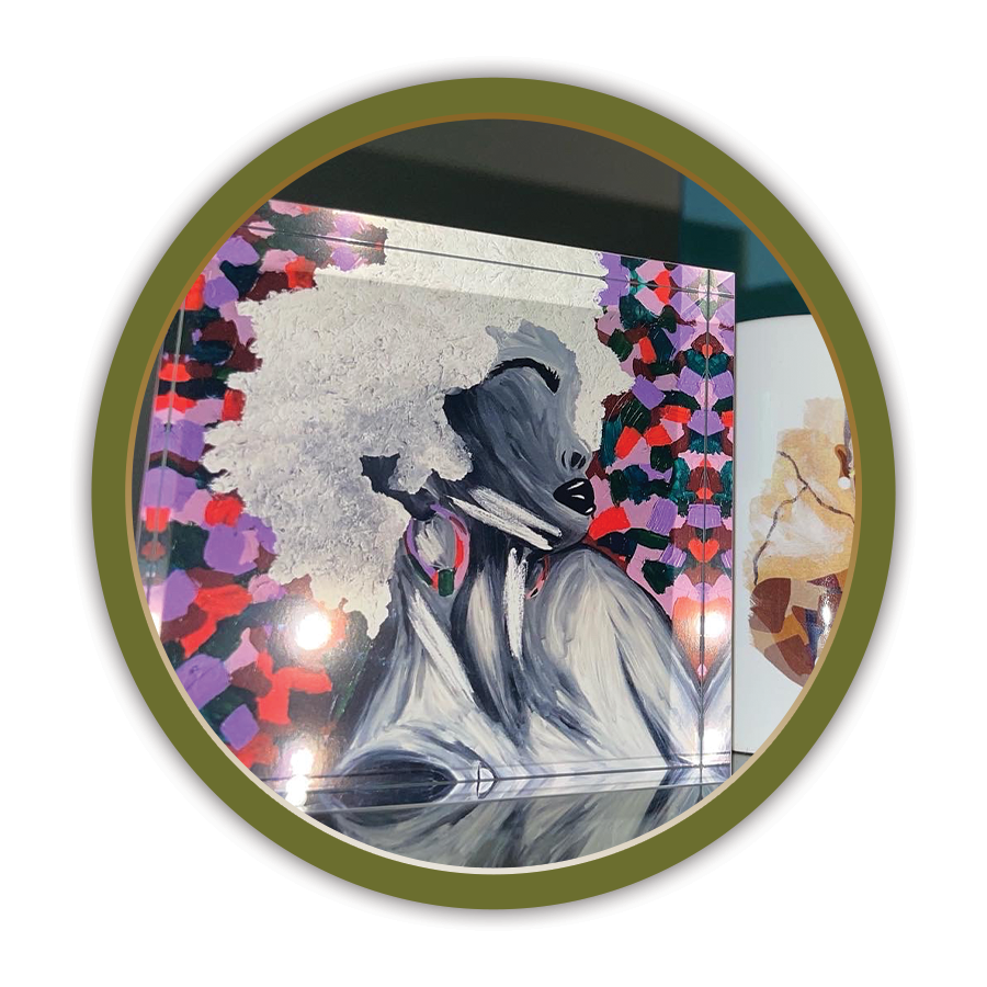 Acrylic block "Lauryn"