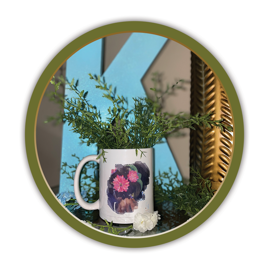 Coffee Mug "Flower Girl"