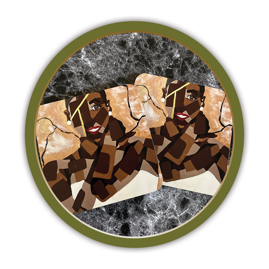 Coasters "Brown Skin Girl" - 2 Pack